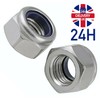 Premium Locking Nuts Nylon insert Lock Nut Steel Nyloc DIN