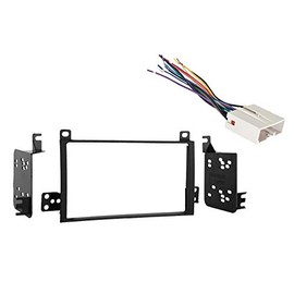 Harmony Audio Compatible with Lincoln Town Car 2003 2004 2005 2006 2007 2008 2009 2010 2011 Double DIN Stereo Harness Radio Install Dash Kit Package
