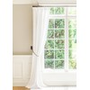 BlastHome® Non-Adjustable Luxury Curtain Rods for Windows, 1 ¼” Rod