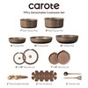 CAROTE 17PCS Pots and Pans Set Non Stick with Detachable