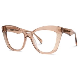 Zeelool Vintage Cat Eye Blue Light Blocking Glasses for Women Amy JGA300178-03 Champagne