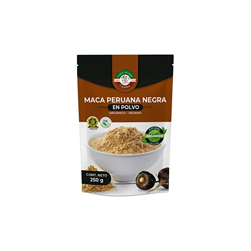 SABIA MADRE TIERRA - Maca Negra Peruana 250g - ORGANICA