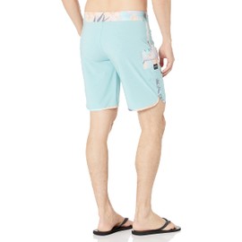 Billabong Men's Standard 73 Line Up Pro Boardshorts, 4-Way Performance Stretch, 19 Inch Outseam, Blue Haze, 30