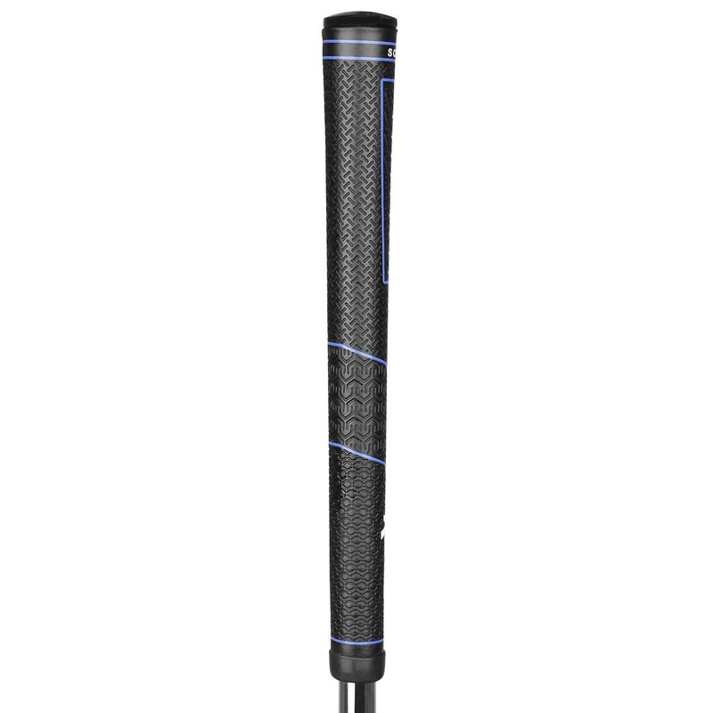 Karma Softy Oversize Golf Grip, Black/Blue Comfortable Polyurethane, +1/8" Oversize