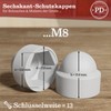 PD® Hexagonal protective caps M8 (wrench size 13), cover caps
