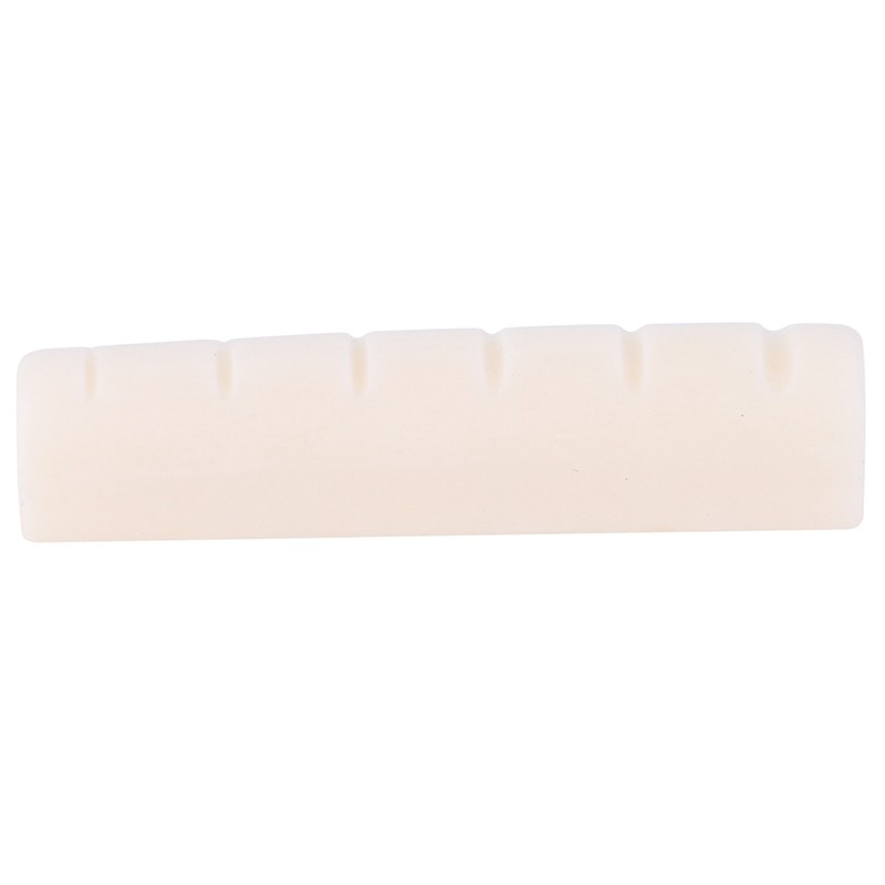 5Pcs Acoustic Wood Guitar Nut Ivory White Cow Bones Musical