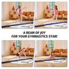 ZELUS 8ft. Folding Gymnastics Balance Beam, Floor Balance Beam w/Carry