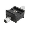 Quick Release Plate Mount Adapter Clamp Tripod Head Clamp Two