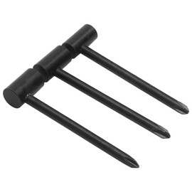 Guitar Truss Rod Wrench, 3PCS 7mm / 8mm / 6.35mm Guitar Neck Adjustment Tool for Maintenance (Black 6.35MM+7MM+8MM three sets)