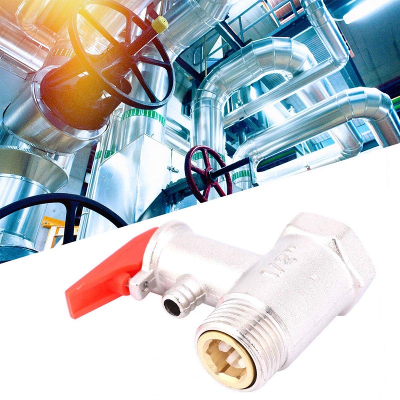 Water Heater Reliable Brass Safety Valve Durable Safe 0.9MPa +