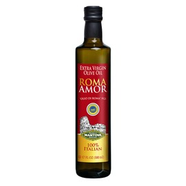 Mantova Roma Amor "Olio di Roma" PGI Extra Virgin Olive Oil, 17 fl. oz. (Pack of 1)