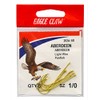 Eagle Claw 202A-1/0 Classic Hooks, Gold