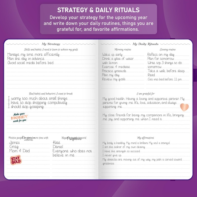 GoGirl Weekly Schedule Planner – Hourly Work & Life Planner