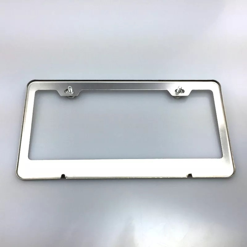 KA Stainless Steel Aston Martin Logo Black Letter Laser Etched