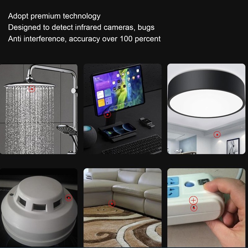 Wireless Signal Detector Sensitive Portable Infrared Camera Bug Finder for