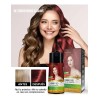 Shampoo Tinte Cubre Canas Rojo Cereza Herbishh 400ml