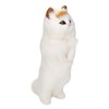 Furry Cat Figurine Realistic Simulated Adorable Lovely Decorative Plush Cat