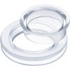 Jetec 2 Inch Patio Table Umbrella Hole Ring with Cap