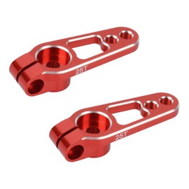 TVETE Servo Horn Aluminum Alloy 25T Servo Rocker Arm, Red, Lightweight, Corrosion Resistant, Strong, Non-deformation, Model Parts, Servo Horn Arm, For RC Cars, For RC Cars, Deformation, High Strength