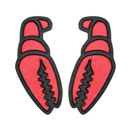 CLUB GRAB MEGA CLAWS Deck Pad Snowboard Mega Claws-BLACK-RED
