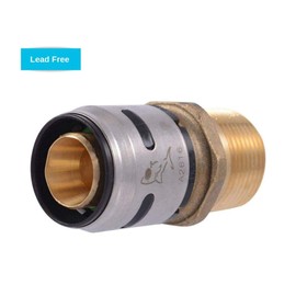 SharkBite 1/2 Inch EvoPEX Male Adapter, Pack of 2, Push to Connect Plumbing Fitting, PEX, K120Z2