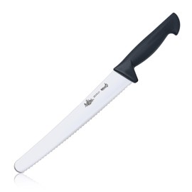 Slitzer Germany 10" Bread Knife, Black Handle