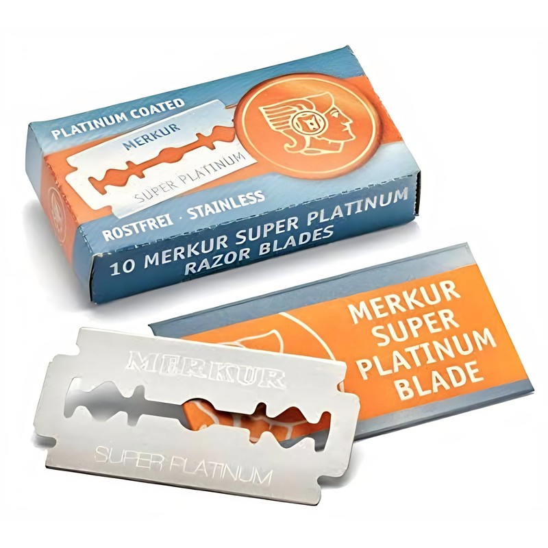 Merkur Super Platinum Razor Blades - Pack of 100