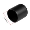 sourcing map 15pcs Rubber End Caps 28mm ID Vinyl Round