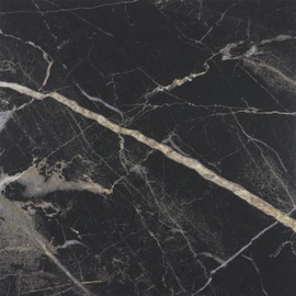 VEELIKE 24 Pack Peel and Stick Floor Tile Black Marble Floor Tiles Peel and Stick Waterproof Black Vinyl Flooring Tiles 12''x12'' Renter Friendly Self Adhesive Floor Tile Stickers for Bathroom Kitchen