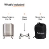Solo Stove Mesa XL, 7 Inch Tabletop Fire Pit with