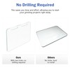 SCOTTCHEN Tempered Glass Bench Grinder Replacement Eye Shield, 4”x 6”,Bench