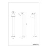 lightling Pfosten Katrin Outdoor Path Light Die-Cast Aluminium IP44 Outdoor