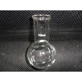 Unbranded  Brand New 100ml Round Bottom Glass Flask,Single Neck,Lab Boiling Bottle