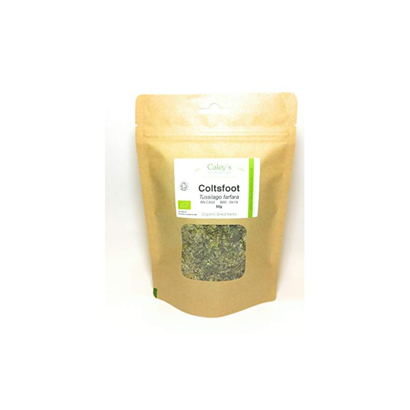 Organic Coltsfoot (Tussilago farfara) Dried Herb (100g)