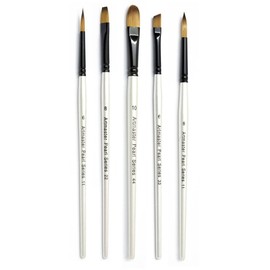 Artmaster Pearl Watercolour Essentials Paint Brush Set 5pc