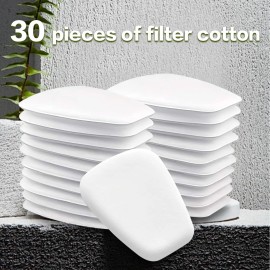 Unbranded 30PCS 5N11 Respirator Mask Filter Cotton Replacement Filter for 6200 7502 6800