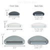 EIKS 6 Sets Tube Squeezer Clip for Toothpaste, Hand Cream,