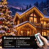 MARKO - Luces Led Navidad Cascada Wondaz 10m 500 Blanco