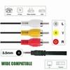 FITE ON 5ft 3.5mm AV to 3 RCA Audio Video