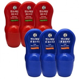 Mentholatum Lotion Roll-On Cool Hot 50ml Apply Cooling 6 Pieces 1 set