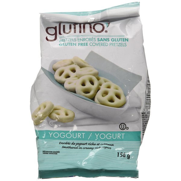 Glutino Gluten Free Yogurt Covered Pretzels, 156 gm - Packaging may vary