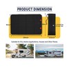 RV Door Window Shade Cover Foldable Privacy Blackout Shade for
