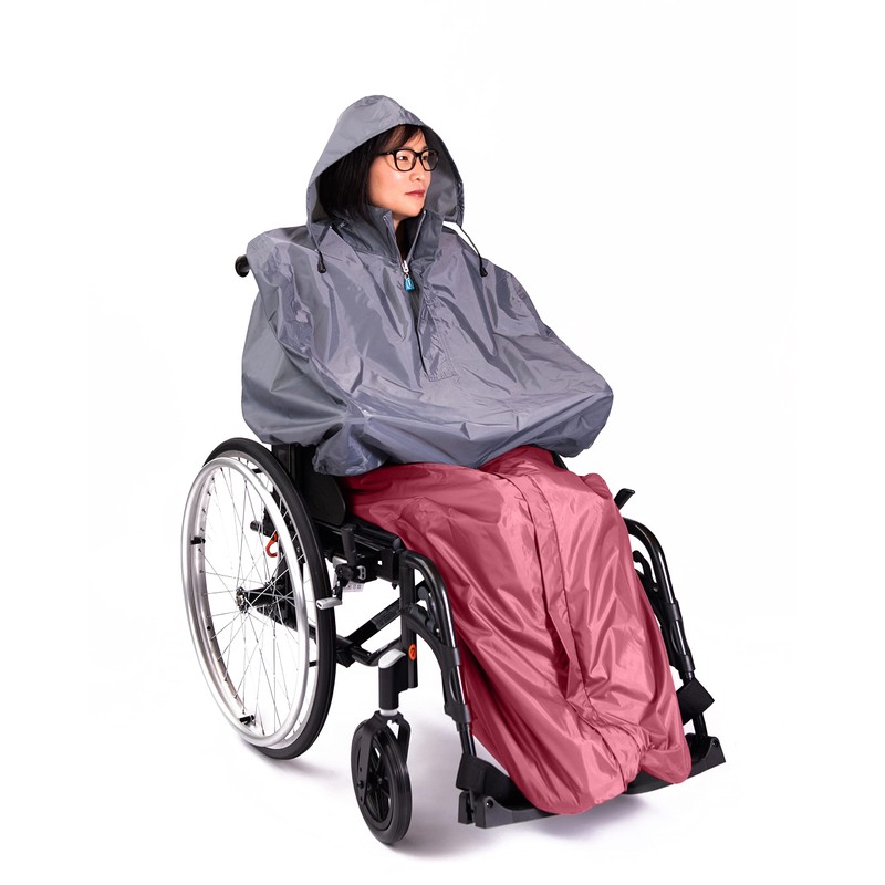 Kozee Komforts Waterproof Poncho - Perfect Rain Protection for Wheelchair
