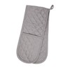 Dexam 16150391 Double Oven Glove- Love Colour Slate Grey