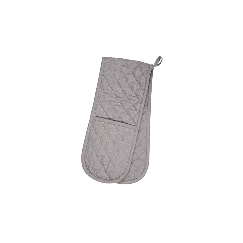 Dexam 16150391 Double Oven Glove- Love Colour Slate Grey