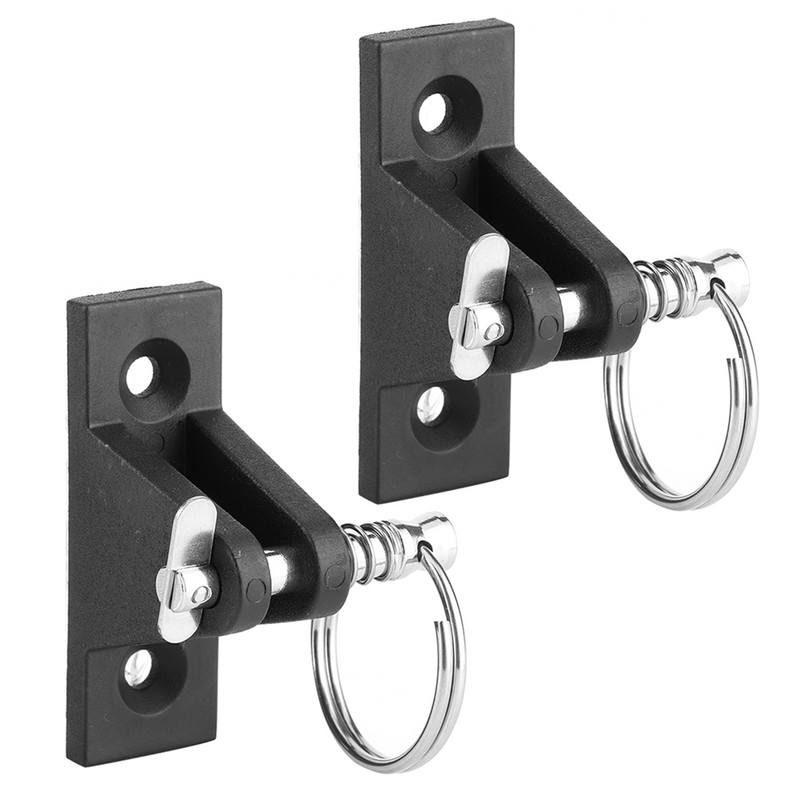 Pair Canopy Deck Hinge Boat Bimini Top Fitting W/Quick Release