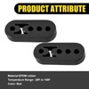 2 PCS Car Muffler Exhaust Hanger, 0.47"/12mm Hole Diameter Heavy