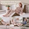 5PCS Wedge Pillow Set for After Surgery,Bed Pillow for Sleeping