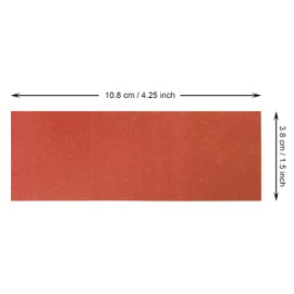 Penta Angel Paper Napkin Band 200Pcs Self-Adhesive Napkin Rings Bulk for Rolling Silverware Table Setup Wedding Event Party Supply (Solid Red-200pcs)