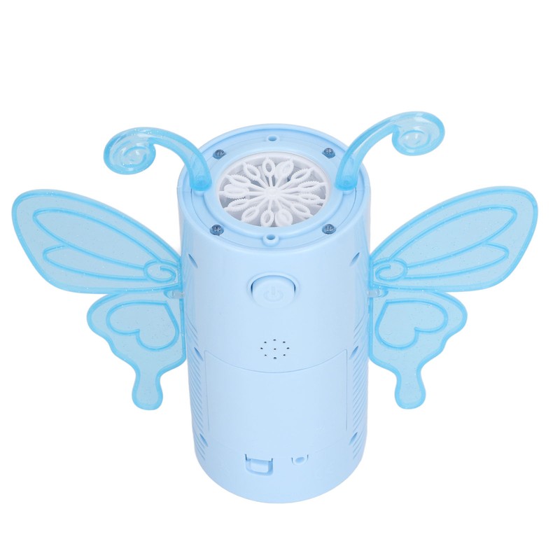 Electric Bubble Machine Automatic Multi Holes Butterfly Shape Portable Lightweight